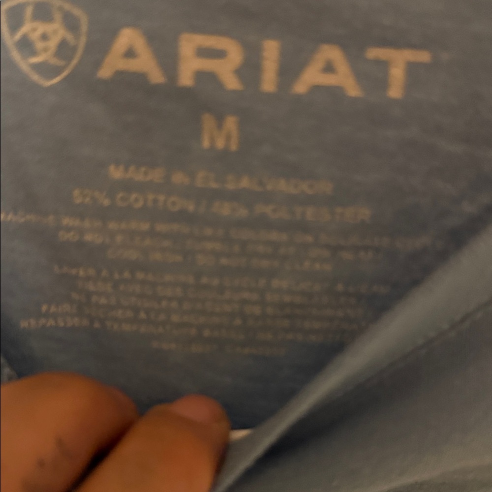 Ariat Men's Light Blue “Rodeo Time” T - Picture 2 of 5